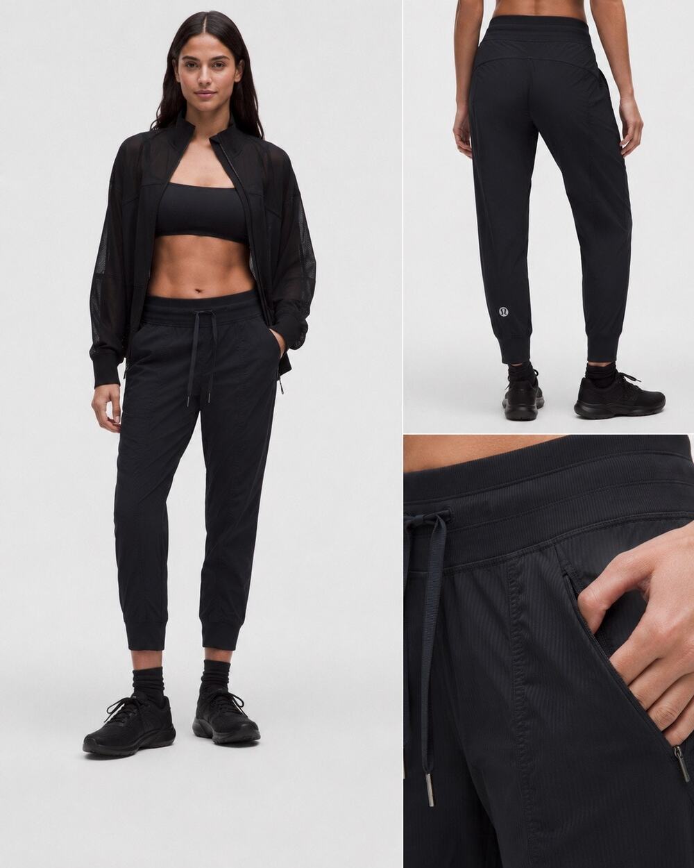 Lululemon Dance Studio Mid-Rise Jogger 7/8 Length Black Swift Pants